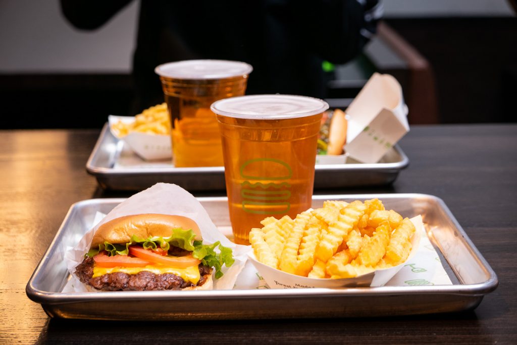 Shake Shack opens in Shanghai's Xintiandi, a popular lifestyle destination. This is Shake Shack's first location in mainland China. Photo by Rachel Gouk. 