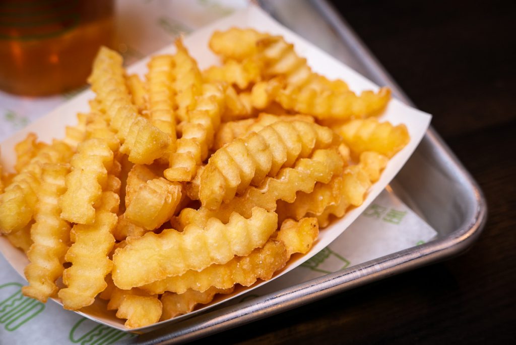 Shake Shack opens in Shanghai's Xintiandi. Here pictured: Fries. Photo by Rachel Gouk.