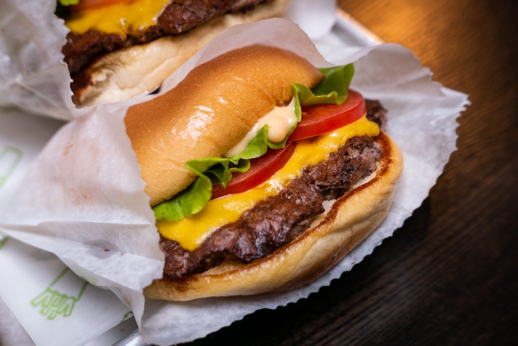 Shake Shack opens in Shanghai's Xintiandi. Here pictured: ShackBurger®. Photo by Rachel Gouk.