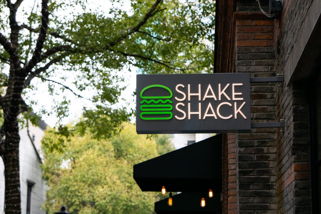 Shake Shack opens in Shanghai's Xintiandi, a popular lifestyle destination. This is Shake Shack's first location in mainland China. Photo by Rachel Gouk. 