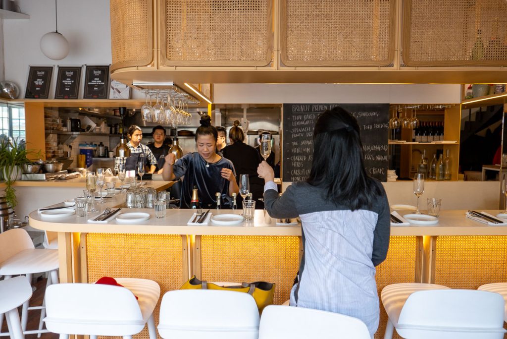 Bird, a casual restaurant and bar in Shanghai serving small, sharing plates with a hint of Chinese ingredients. Photo by Rachel Gouk. 