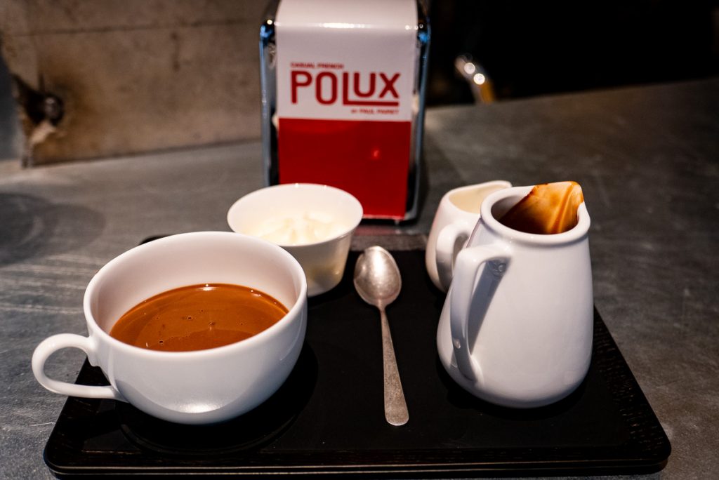 Hot chocolate at Polux, a cafe by Paul Pairet in Xintiandi, Shanghai. Photo by Rachel Gouk
