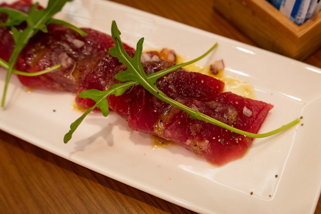Tuna at The brunch buffet at Portman's Restaurant, Portman Ritz-Carlton Shanghai. Photo by Rachel Gouk. 