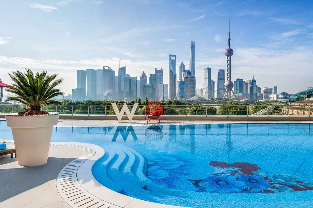 Hotels in Shanghai: W Shanghai.