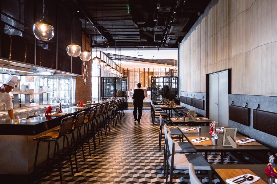 Asador Spanish restaurant at Le Royal Meridien Shanghai. Photo by Rachel Gouk. 