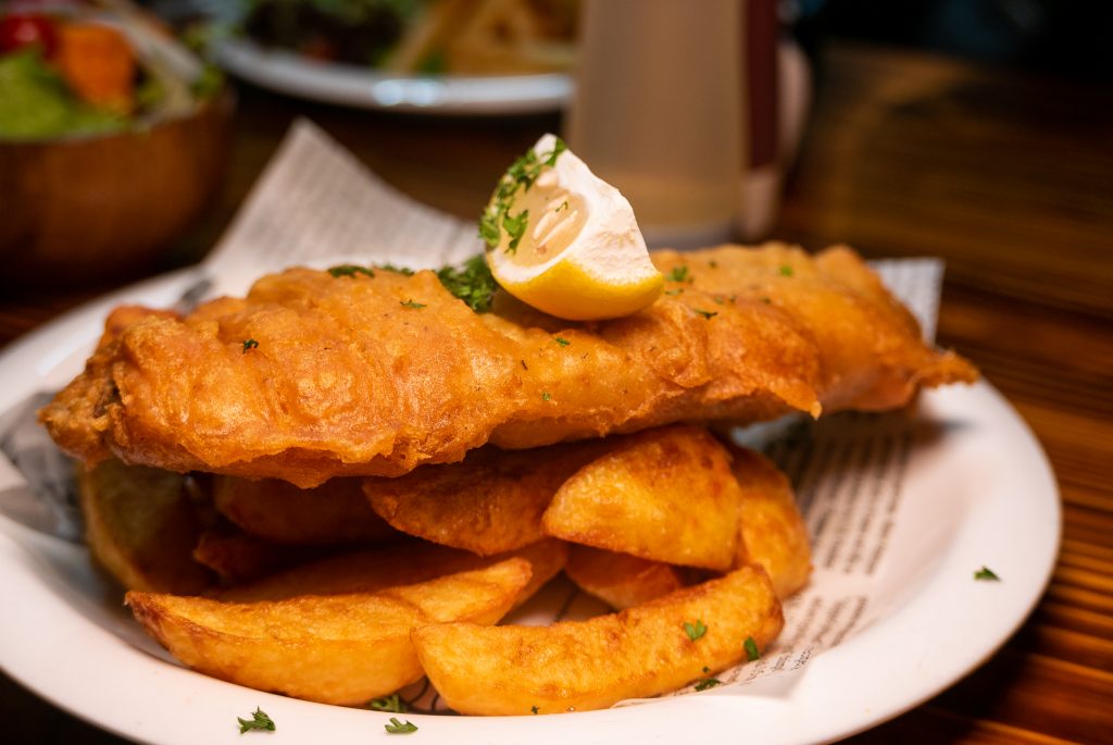 Fish PLus, a fish and chip shop in Shanghai. beer battered Icelandic cod. Photo by Rachel Gouk. 
