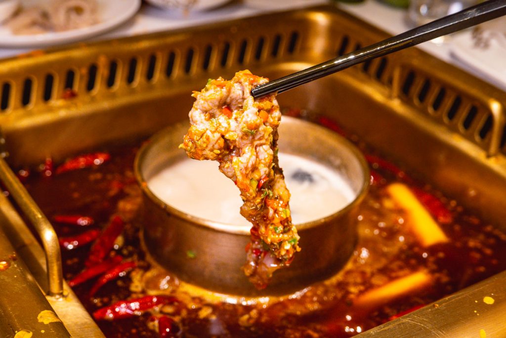 Best restaurants in Shanghai on the Bund: The Way of the Dragon, a high-end Sichuan hotpot restaurant. Photo by Rachel Gouk. 