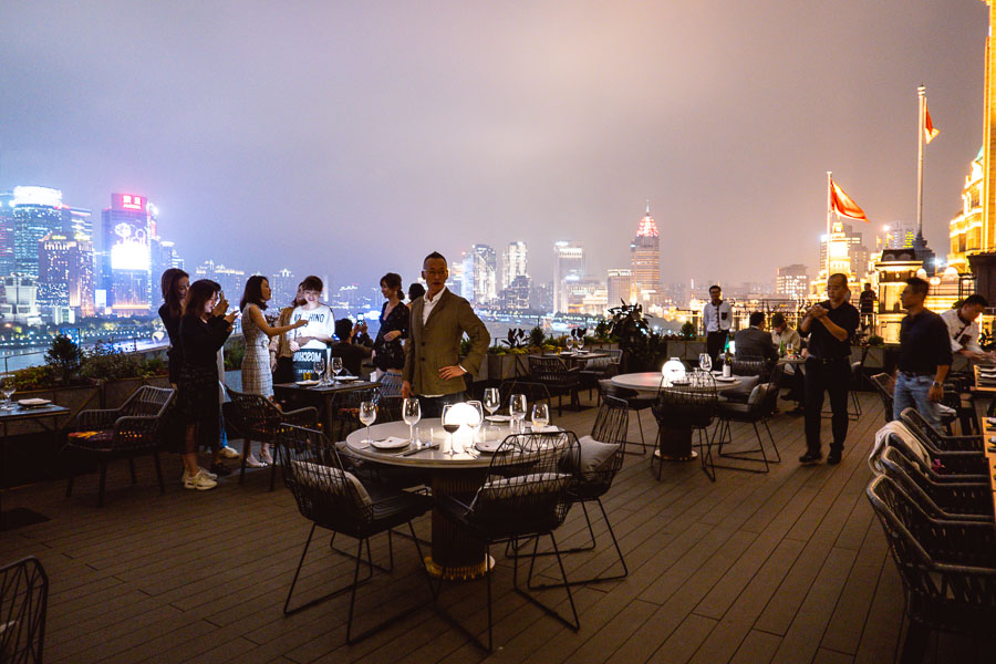 CÉ LA VI Shanghai, a restaurant, bar, and club located on the Bund. Photo by Rachel Gouk. 