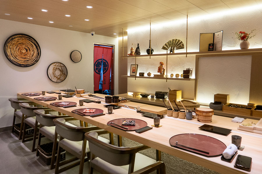 Sushi Naoki, a high-end Japanese omakase restaurant in Shanghai. Photo by Rachel Gouk. 