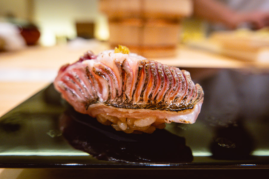 Sushi Naoki, a high-end Japanese omakase restaurant in Shanghai. Photo by Rachel Gouk. 