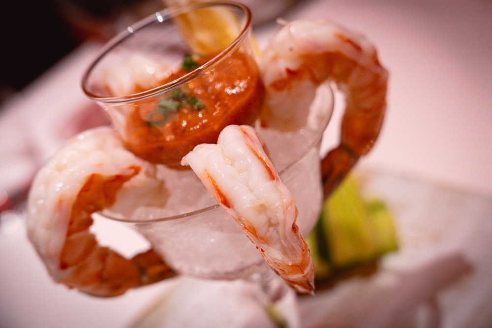 Cocktail shrimp at Rye & Co, a classic American steakhouse in Shanghai. Photo by Rachel Gouk @ Nomfluence. 