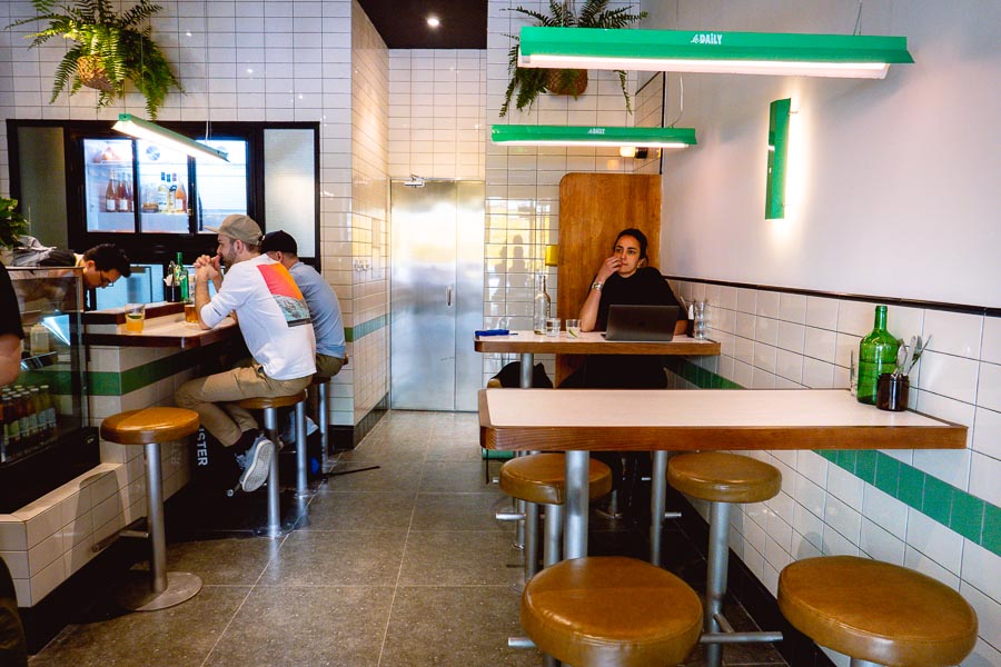 Le Daily, a sandwichery and bar in Shanghai. Best restaurants in Shanghai 2021. Photo by Rachel Gouk @ Nomfluence. 
