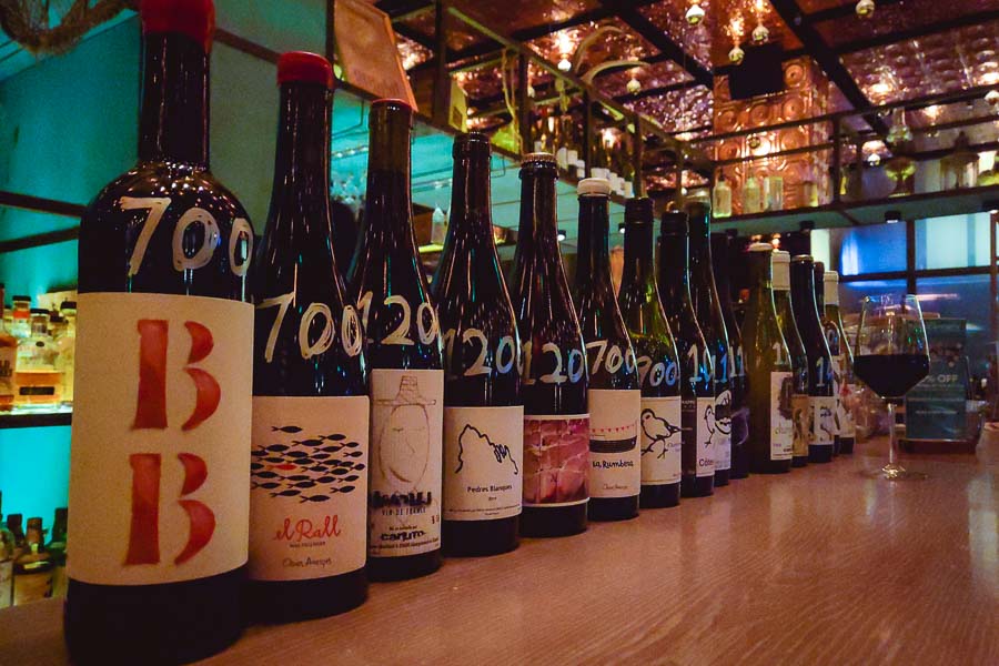 Bottles of half-off wine at Cannery's Uncorked Thursdays in Shanghai. Photo by Rachel Gouk @ Nomfluence. 