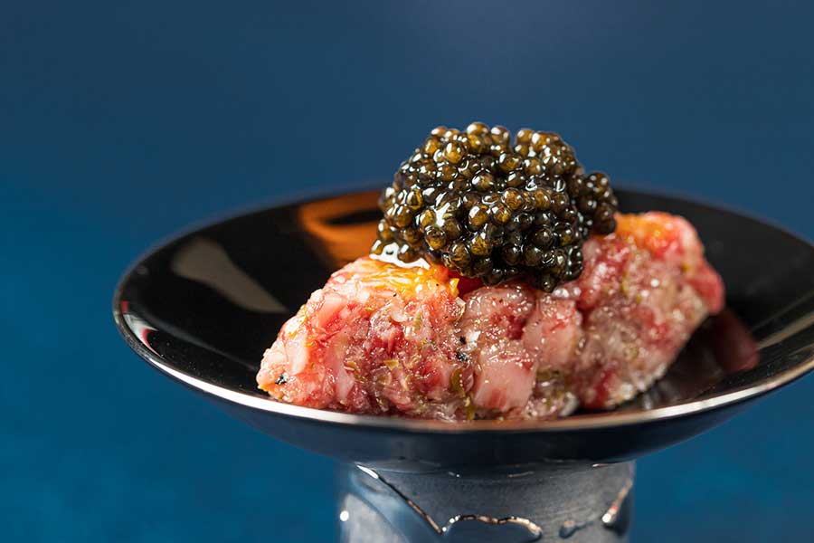 Ember Shanghai, is a high-end Japanese restaurant that does niku kappo omakase, beef omakase. @ Nomfluence