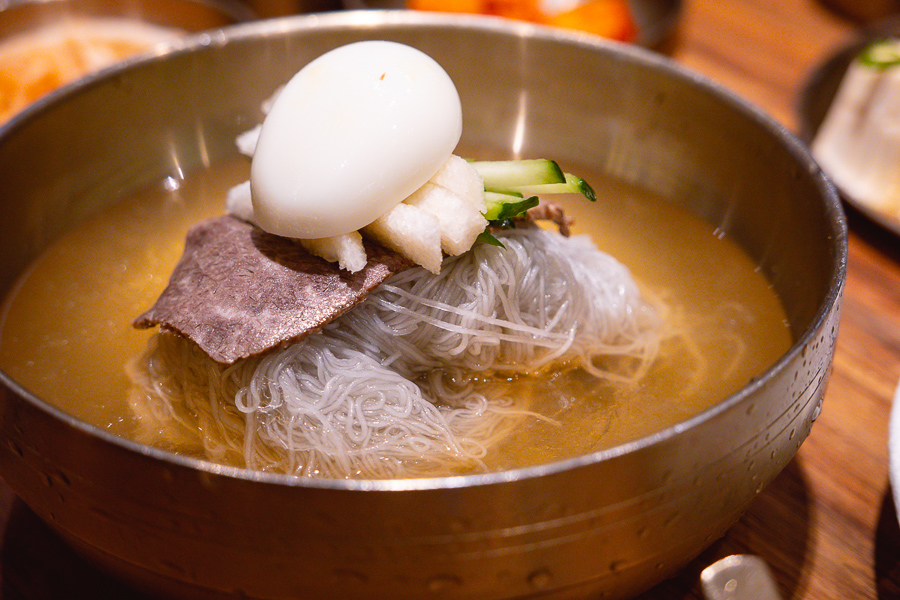 Best Korean cold noodles in Shanghai at Pojeong. Photo by Rachel Gouk @ Nomfluence