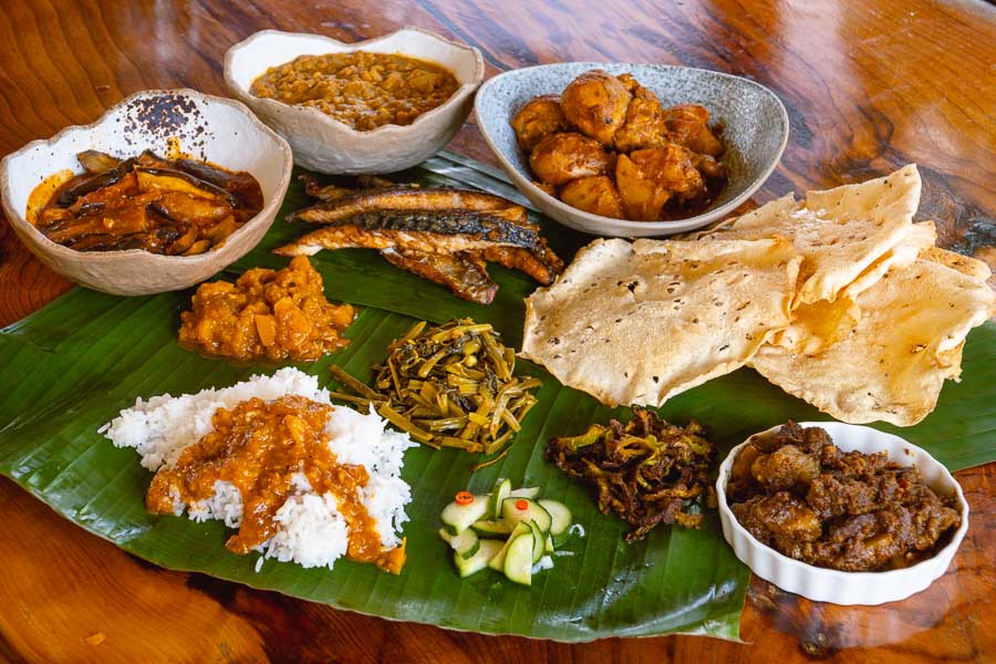 Banana Leaf Rice, a Malaysian dish and staple at any Indian restaurant. Food blogger and Malaysian native Rachel Gouk does a pop-up in Shanghai, serving this classic meal. Photo by Rachel Gouk @ Nomfluence.