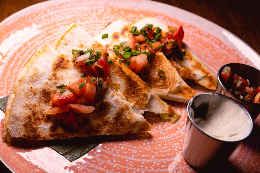 Quesadillas. LatinLand is a restaurant, lounge and club in Jing'an, Shanghai serving Latin and Colombian food. Photo by Rachel Gouk @ Nomfluence. 