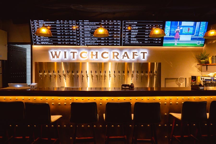Witchcraft brewery. Restaurants, bars and cafes at The Roof, Xintiandi, Shanghai. Photo by Rachel Gouk @ Nomfluence.