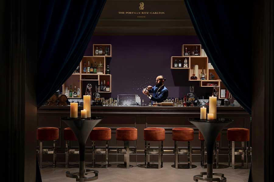 World's 50 Best Bar The Union Trading Company does a bar collaboration with The Ritz Bar & Lounge, Shanghai.
