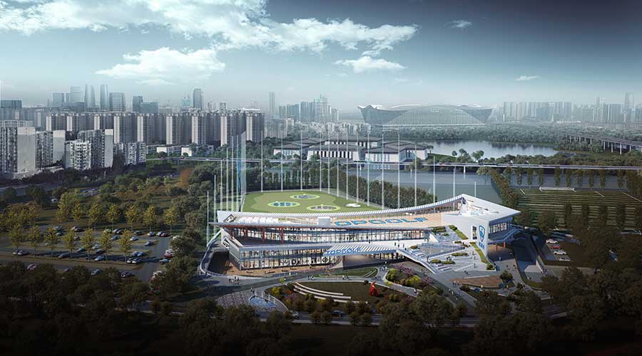 Topgolf Chengdu, China, opens in 2022. 