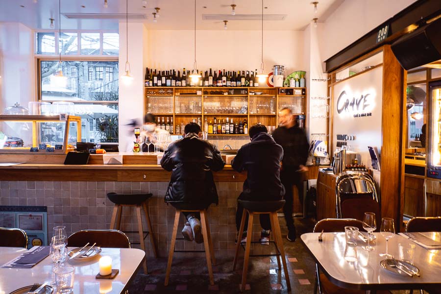 Crave is a cafe bistro and wine bar in Shanghai. Photo by Rachel Gouk @ Nomfluence. 