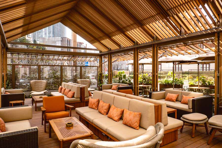 The Zuk Bar at The Sukhothai Shanghai has just gotten a major upgrade with a Thai-style garden terrace. Photo by Rachel Gouk @ Nomfluence