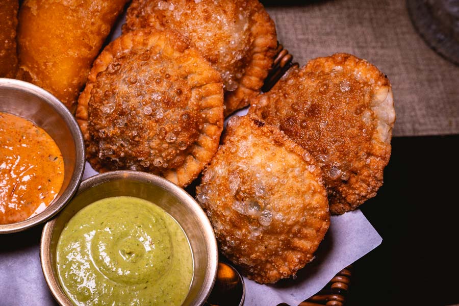 Pastelitos at BoCa, a Latin restaurant and bar serving Colombian and Venezuelan food in Shanghai. Photo by Rachel Gouk @ Nomfluence.