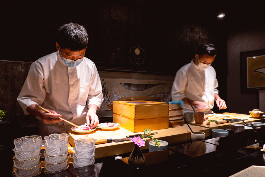 Ochiyo 1710, a Japanese restaurant in Shanghai serving omakase, yakitori, and yakiniku. Photo by Rachel Gouk @ Nomfluence.
