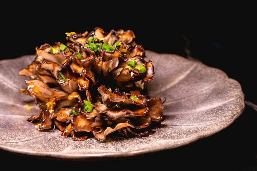 Seasonal menu featuring mushrooms from Yunnan, China at The Nest, a popular restaurant and bar on The Bund, Shanghai. Photo by Rachel Gouk @ Nomfluence. 