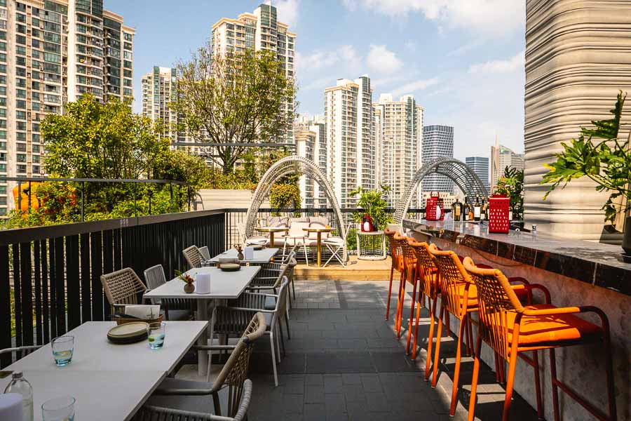 Xouk, an all-day restaurant at 1000 Trees by The Azul Group, Shanghai. Photo by Rachel Gouk @ Nomfluence.
