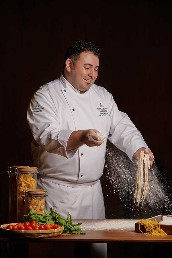 Chef Enrico de Martino, La Scala Italian restaurant at The Sukhothai Shanghai.