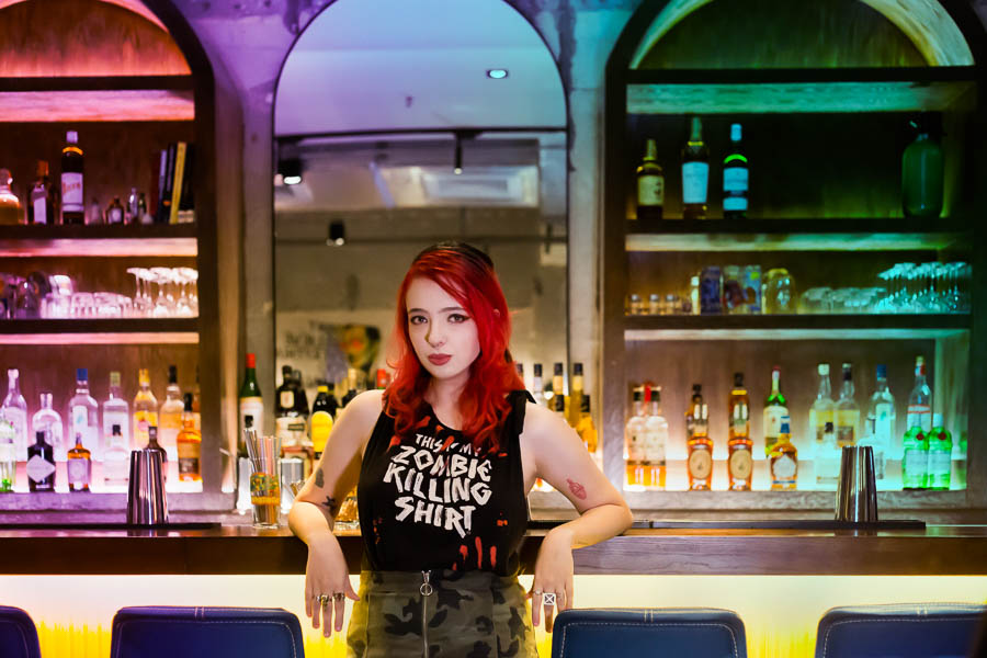 Bartender Ana Souza, founder of Post No Bills, a bar in Shanghai. @ Nomfluence