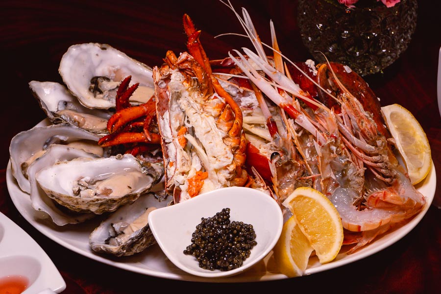 Seafood dinner with free-flow at The Waldorf Astoria Shanghai. Photo by Rachel Gouk @ Nomfluence. 