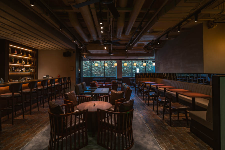 Award winning cocktail bar Sober Company reopens in Fuxing Park, Shanghai. 