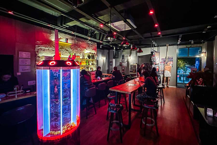 CAVE an underground heavy metal dive bar in Shanghai. @ Nomfluence