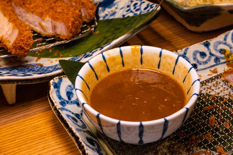 Tonkatsu, deep-fried Japanese pork cutlets in Gubei, Shanghai. Photo by Rachel Gouk @ Nomfluence