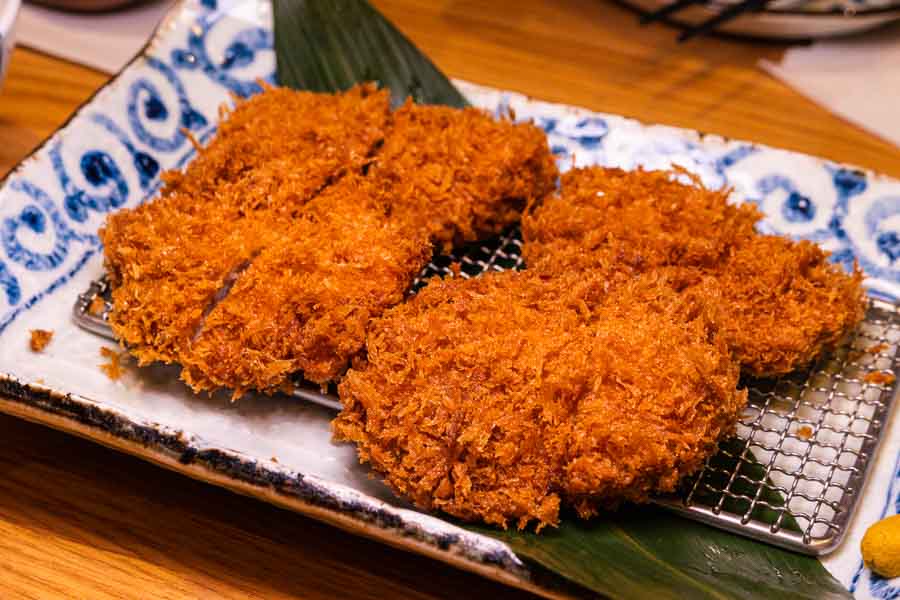 Tonkatsu, deep-fried Japanese pork cutlets in Gubei, Shanghai. Photo by Rachel Gouk @ Nomfluence