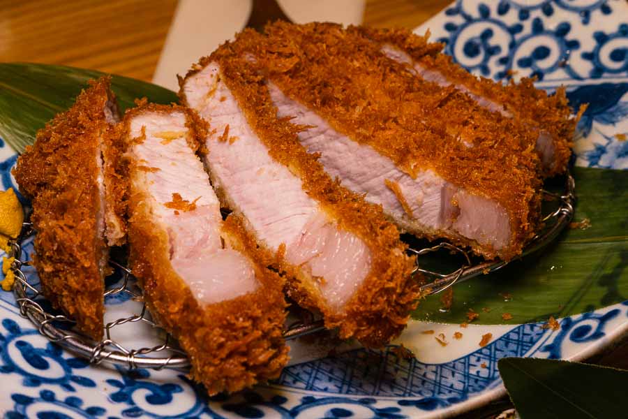 Tonkatsu, deep-fried Japanese pork cutlets in Gubei, Shanghai. Photo by Rachel Gouk @ Nomfluence