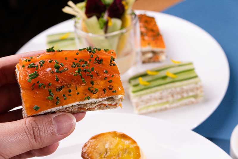 Bicester Village Shanghai X Stefan Stiller of Michelin three-star Taian Table afternoon tea set.