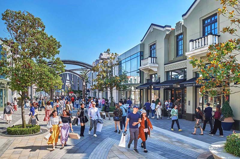 Bicester Village Shanghai shopping outlet in Pudong near Disney Shanghai