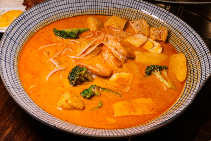 Laksa at Secret Flavor, a Malaysian restaurant in Shanghai. Photo @ Nomfluence