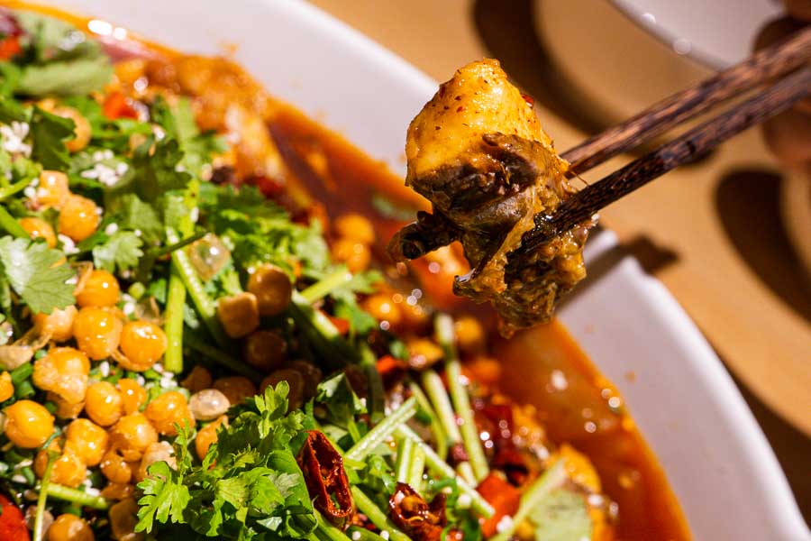 Spicy Gangster is a Sichuan restaurant in Shanghai specializing in Chongqing delicacies. Photo @ Nomfluence