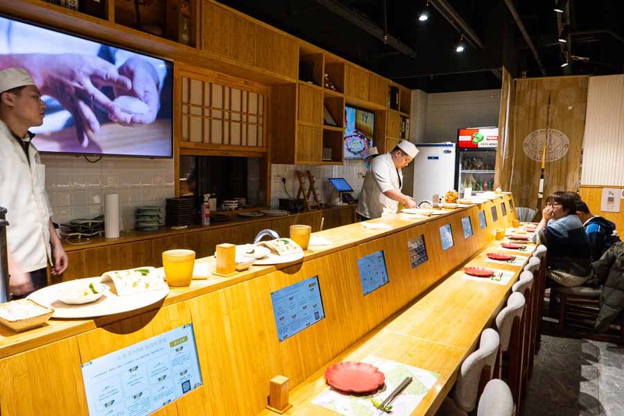 Japanese sushi restaurants in Shanghai: Sushi 9. Photo @ Nomfluence