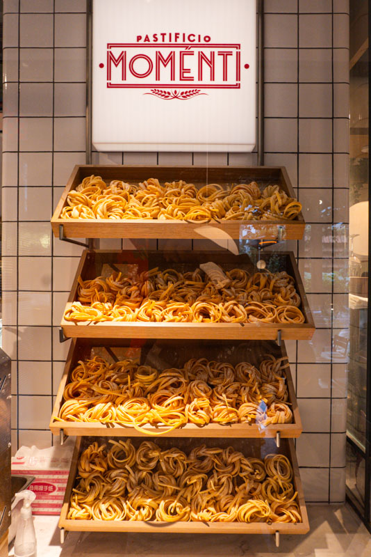 Pastificio Momenti is an Italian restaurant in Shanghai that specializes in fresh made pastas. Photo @ Nomfluence