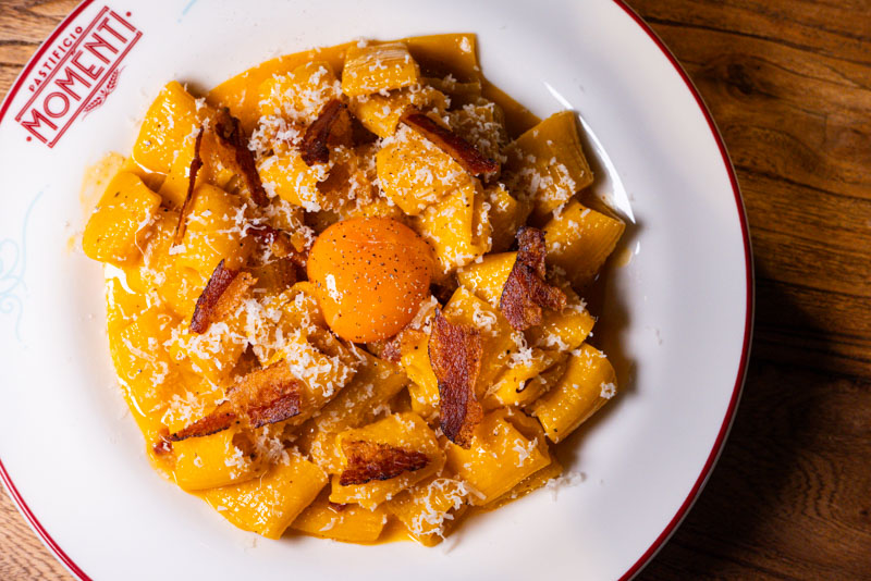 Pastificio Momenti is an Italian restaurant that specializes in fresh pastas. Photo @ Nomfluence