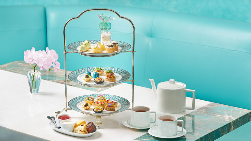 Afternoon Tea at Tiffany Blue Box Cafe Shanghai.