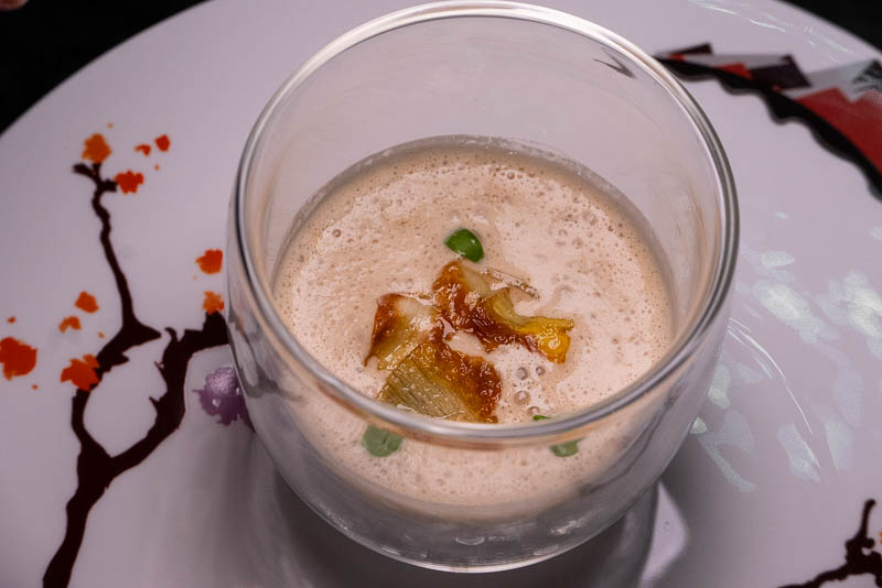 Nebula Shanghai is a Spanish fine dining restaurant serving a menu with global influences and molecular cuisine techniques.