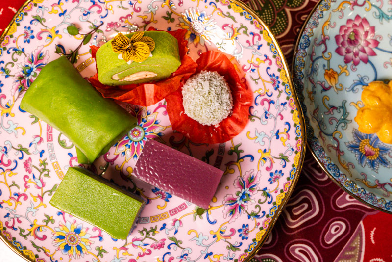 Nectar is a dessert shop in Shanghai specializing nyonya kuih, desserts from the Peranakan culture.