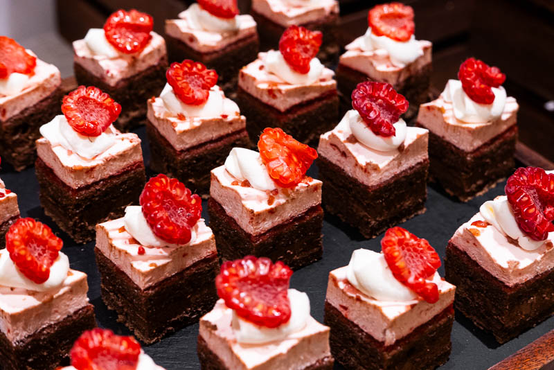 Lunch buffet at hotel Portman Ritz-Carlton, Shanghai in Jing'an.