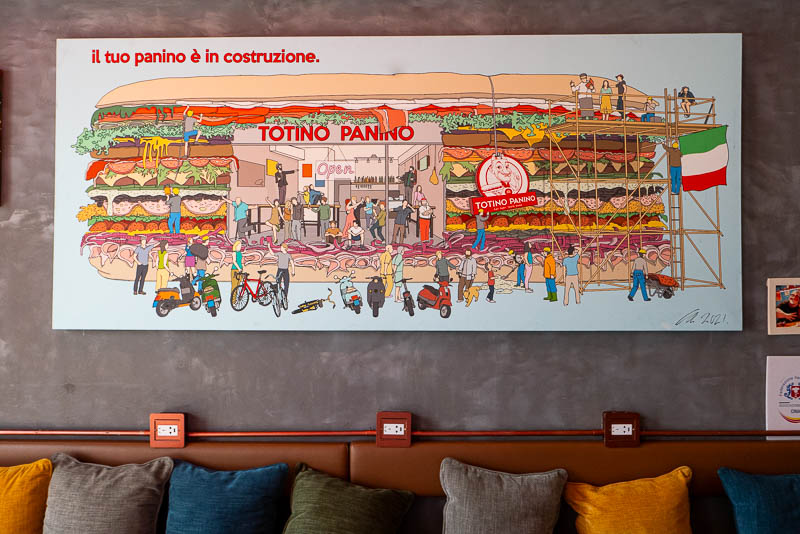 Totino Panino is an authentic Italian sandwich shop for paninis in Shanghai. Photo @ Nomfluence.